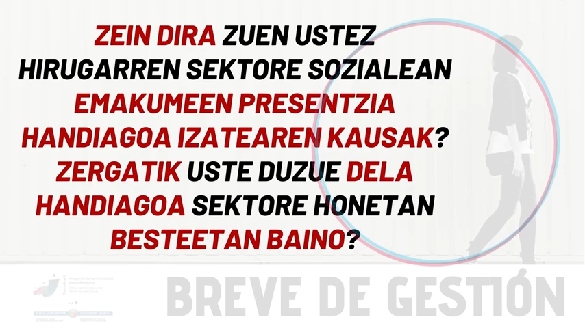 Hirugarren sektore sozialaren feminizazioa. 1. Hitzaldia