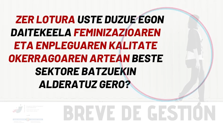 Hirugarren sektore sozialaren feminizazioa. 2. Hitzaldia